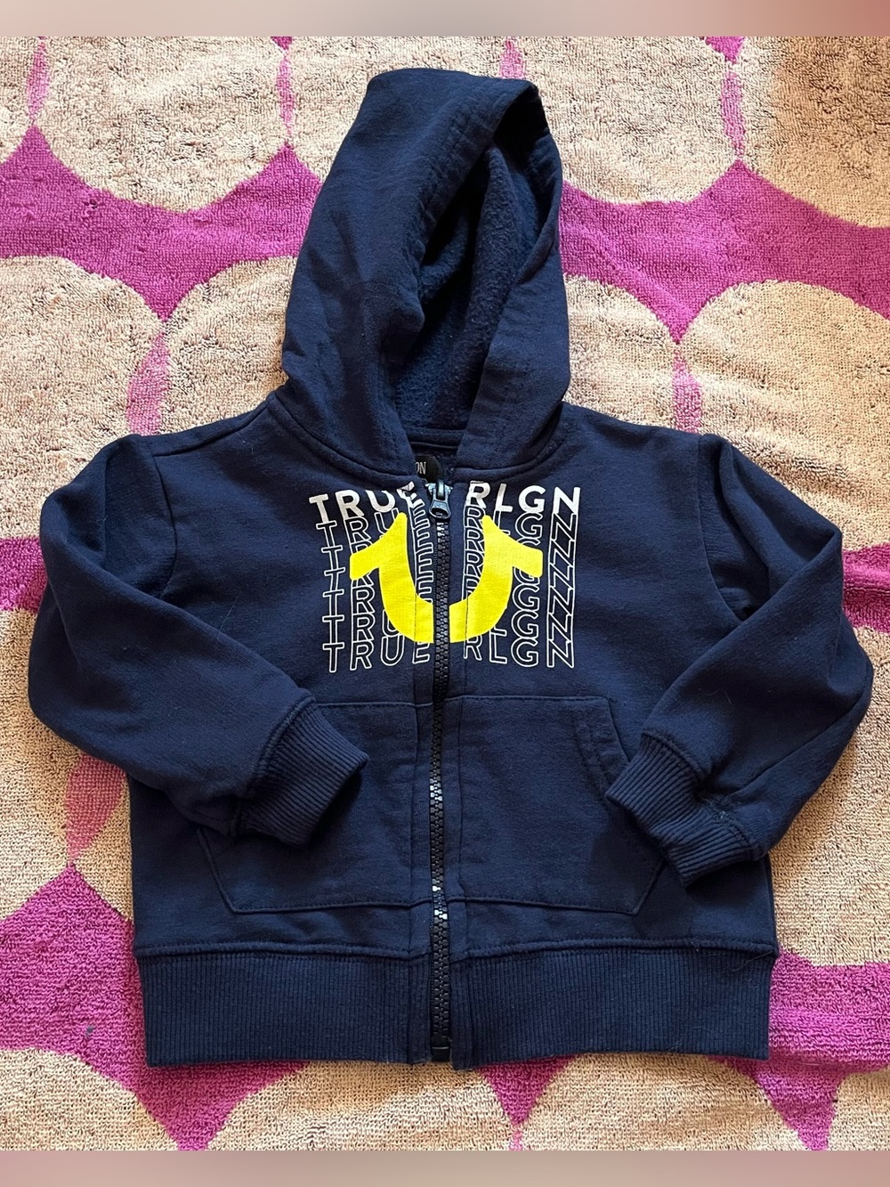True Religion Baby Zip Front Hoodie